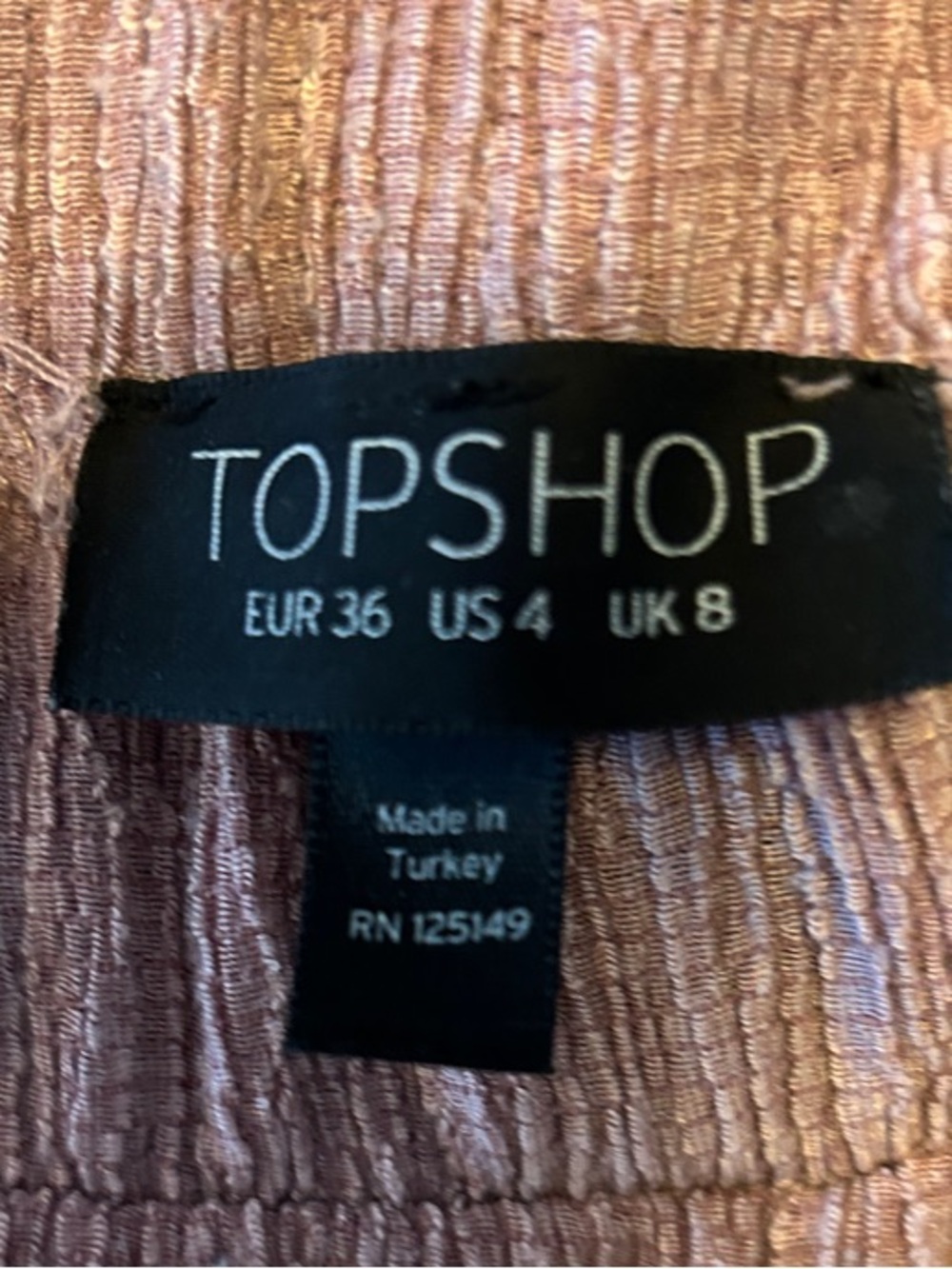 Topshop Dusty Rose Pleated Maxi Skirt - Picture 2 of 3